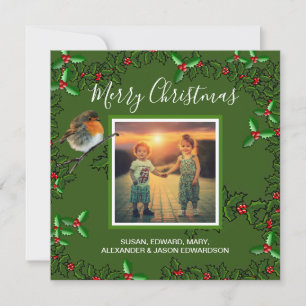 Cartes Pour Fêtes Annuelles Créez vos propres photos de famille Joyeux Noël