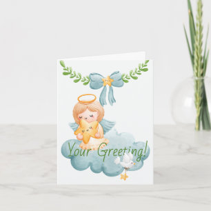 Cartes Pour Fêtes Annuelles Créez votre propre Ange des Étoiles de Noël