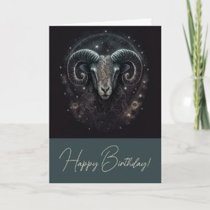 Cartes Pour Fêtes Annuelles Créez votre propre astrologie mystique Béliers Zod