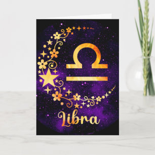 Cartes Pour Fêtes Annuelles Créez votre propre bibliothèque céleste violet Zod
