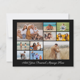 Cartes Pour Fêtes Annuelles Créez votre propre collage de 10 photos