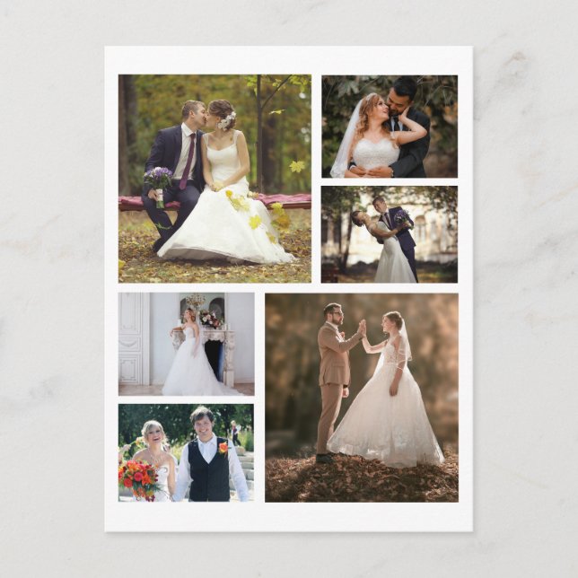 Cartes Pour Fêtes Annuelles Créez votre propre collection de Mariage photo 6 (Devant)