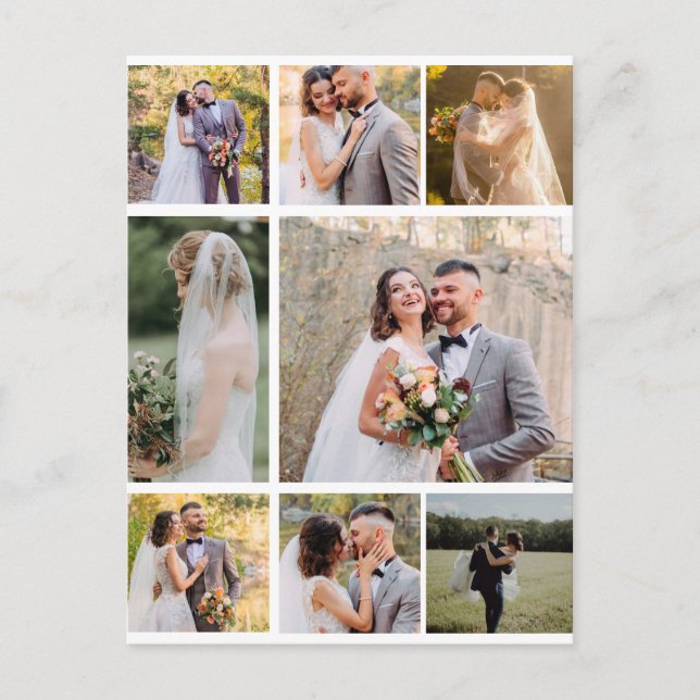 Cartes Pour Fêtes Annuelles Créez votre propre collection de Mariage photo 8 (Devant)