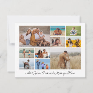 Cartes Pour Fêtes Annuelles Créez votre propre collection de photos 10