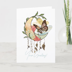 Cartes Pour Fêtes Annuelles Créez votre propre Dreamcatcher de lune de papillo