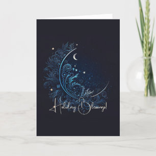 Cartes Pour Fêtes Annuelles Créez votre propre lune bleue mystique