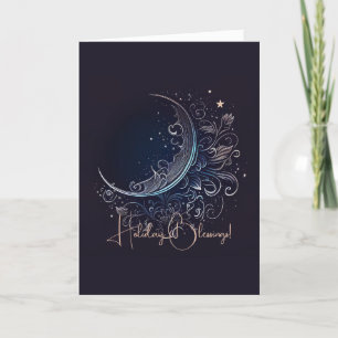 Cartes Pour Fêtes Annuelles Créez votre propre lune d'argent mystique