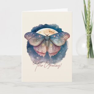 Cartes Pour Fêtes Annuelles Créez votre propre papillon de lune magique