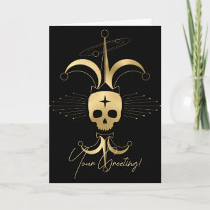 Cartes Pour Fêtes Annuelles Créez votre propre tarot d'arcane d'or