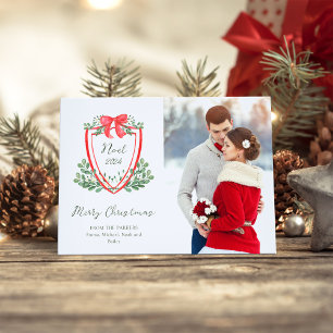 Cartes Pour Fêtes Annuelles Crête de Noël lunatique et photo   Noel