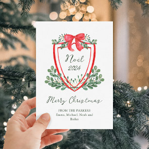 Cartes Pour Fêtes Annuelles Crête de Noël lunatique   Noel