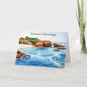 CARTES POUR FÊTES ANNUELLES CRIQUE DE LA JOLLA, LA JOLLA, LA CALIFORNIE