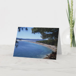 Cartes Pour Fêtes Annuelles Croatie, Brac Island, Bol, Golden Cape Beach 2
