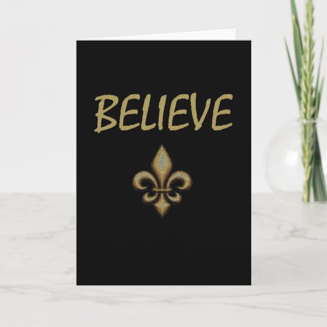 Cartes Pour Fêtes Annuelles Croire (Devant)