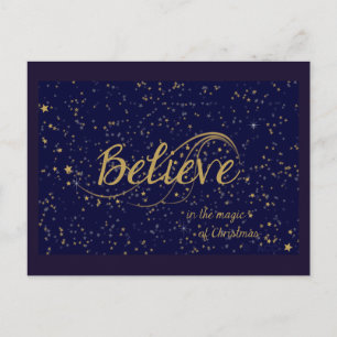 Cartes Pour Fêtes Annuelles Croire à la magie de Noël