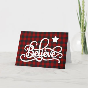 Cartes Pour Fêtes Annuelles Croire avec étoile