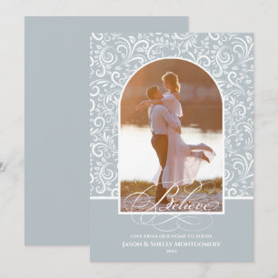 Cartes Pour Fêtes Annuelles Croire la photo de Noël
