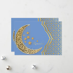Cartes Pour Fêtes Annuelles Croissant du ramadan
