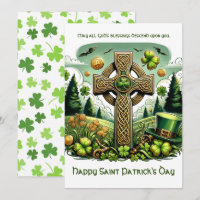 Croix celtique : célébration de la Saint-Patrick