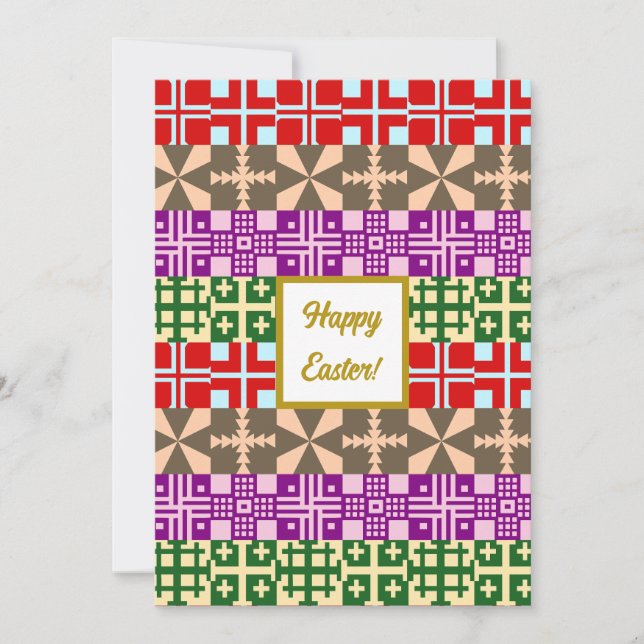 Cartes Pour Fêtes Annuelles Croix chrétienne Motif 1 (Devant)