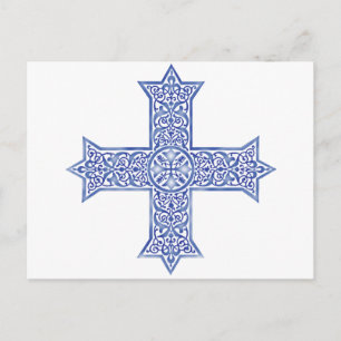 Cartes Pour Fêtes Annuelles Croix copte