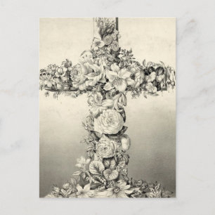 Cartes Pour Fêtes Annuelles Croix vintage de Pâques