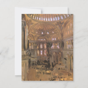 Cartes Pour Fêtes Annuelles Croquis de Santa Sophia par John Singer Sargent
