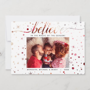Cartes Pour Fêtes Annuelles CROYER dans l'effet de texte correspondant aux fêt