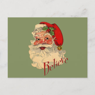 Cartes Pour Fêtes Annuelles Croyez Père Noël