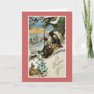 Cartes Pour Fêtes Annuelles "Cru d'un souhait de nouvelle année"