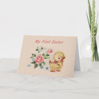 Cartes Pour Fêtes Annuelles Cru mes premières fleurs de canard de bébé de