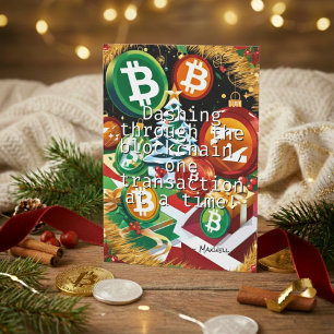Cartes Pour Fêtes Annuelles Crypto Cheer : Célébrer la saison des Fêtes