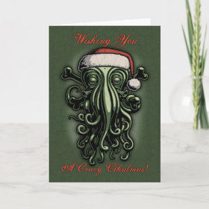 Cartes Pour Fêtes Annuelles Cthulhu Claus