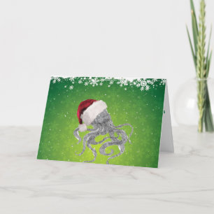 Cartes Pour Fêtes Annuelles Cthulhu Père Noël