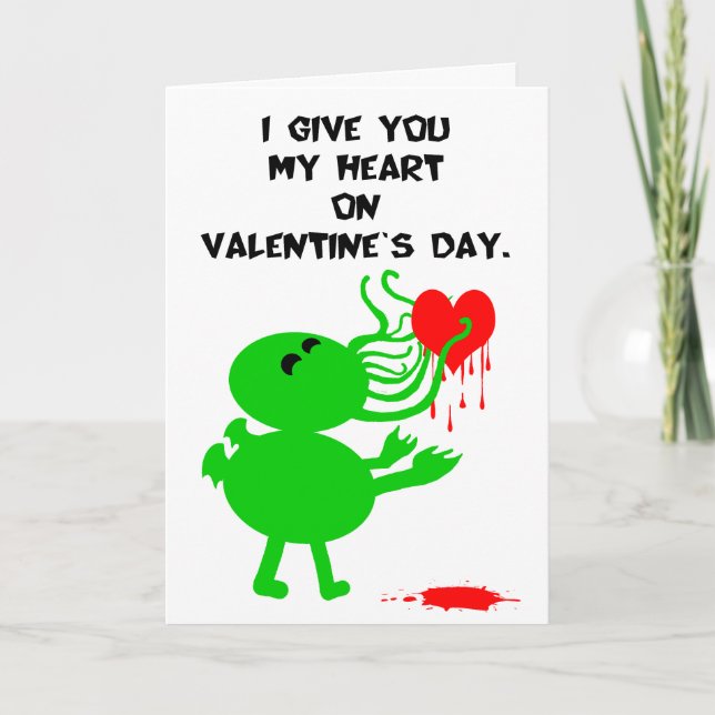 Cartes Pour Fêtes Annuelles Cthulhu Valentine (Devant)