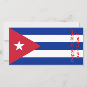 Cartes Pour Fêtes Annuelles Cuba : Joyeuses fêtes de Cuba