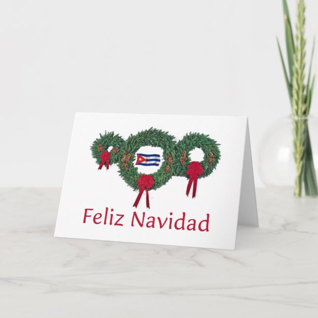 Cartes Pour Fêtes Annuelles Cuba Noël 2 (Devant)