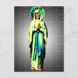 Cartes Pour Fêtes Annuelles Culte de Père Noël Muerte