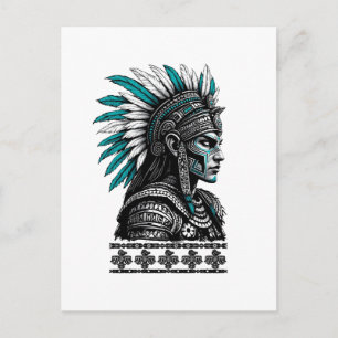 Cartes Pour Fêtes Annuelles Culture aztèque peuple indigène maya