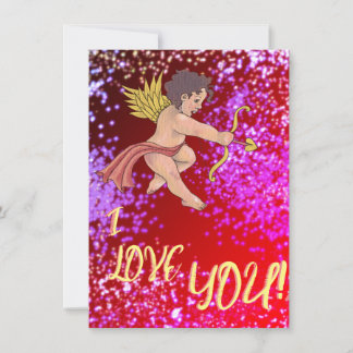 Cartes Pour Fêtes Annuelles Cupidon dangereux, la Saint-Valentin, Amour
