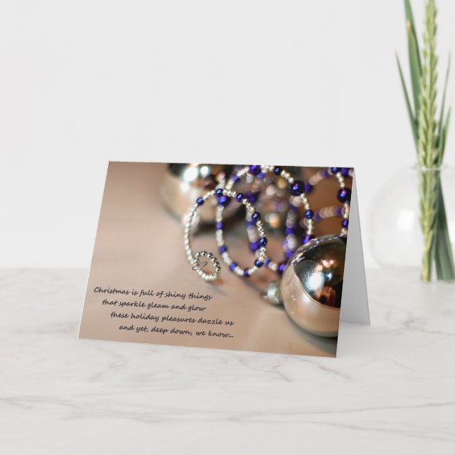 Cartes Pour Fêtes Annuelles Curlicue des Fêtes (Devant)