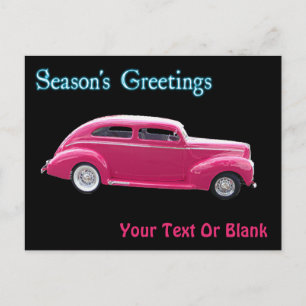 Cartes Pour Fêtes Annuelles Custom 1940 Famous American Make Sedan
