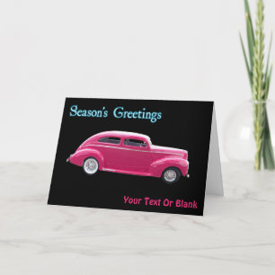 Cartes Pour Fêtes Annuelles Custom 1940 Famous American Make Sedan