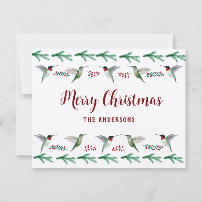 Cartes Pour Fêtes Annuelles Custom Christmas (Devant)