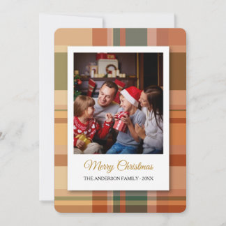 Cartes Pour Fêtes Annuelles Custom Family Photo Christmas Card