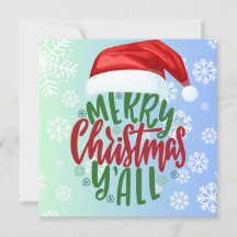 Custom Vert Bleu Ombré Joyeux Noël à Tous