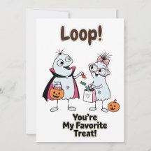 Cute Aesthetic Halloween Card - Favorite Treat