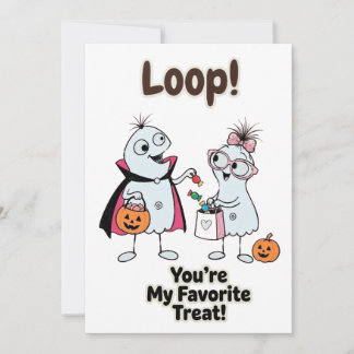 Cartes Pour Fêtes Annuelles Cute Aesthetic Halloween Card - Favorite Treat