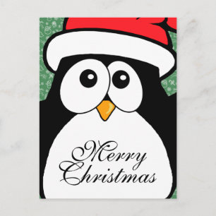 Cartes Pour Fêtes Annuelles Cute Christmas Penguin