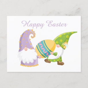 Cartes Pour Fêtes Annuelles Cute Easter egg gnomes